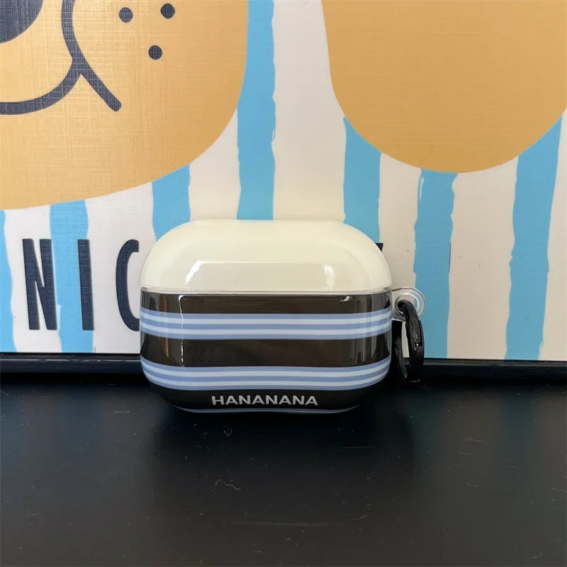 Étui pour écouteurs pour Apple Airpods Pro 2 4 3, documents coréens, housse avec sangle de charme d'amour, étuis de charge en silicone pour Airpod 4