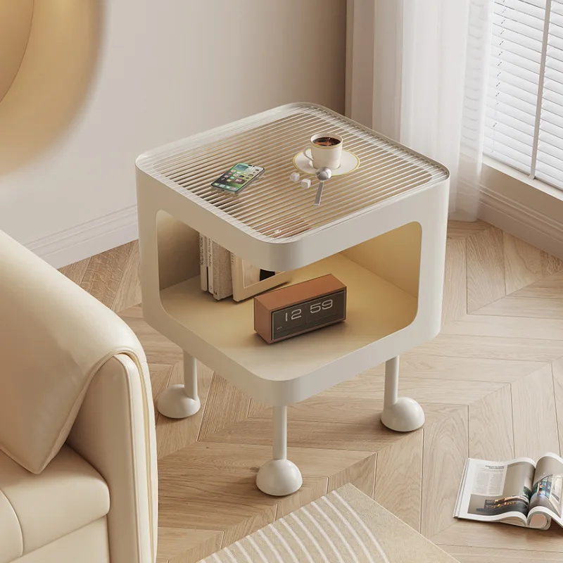 

Small bedside table simple modern home side table bedside table storage shelf in bedroom