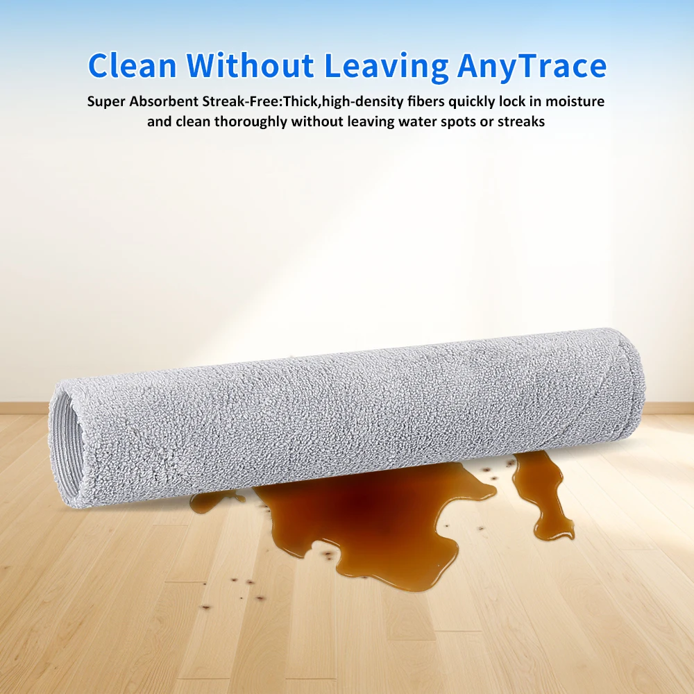 Roller Brush and Mop Cloth For Narwal Flow For Narwal J6 Robot Vacuum Cleaner Mop Track Mop Cloth For Floor Cleaning Spare Parts