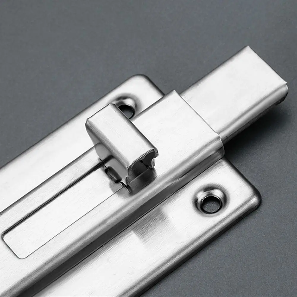 1Sets Cabinet Hinges Self-elastic Latch Stainless steel Furniture Supplies Security Bolt Latch Hardware Anti-theft