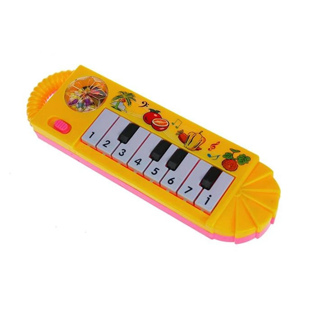 Juguete Musical portátil para bebé, Teclado de Piano con batería, instrumento de música de plástico, juguetes educativos tempranos para niños