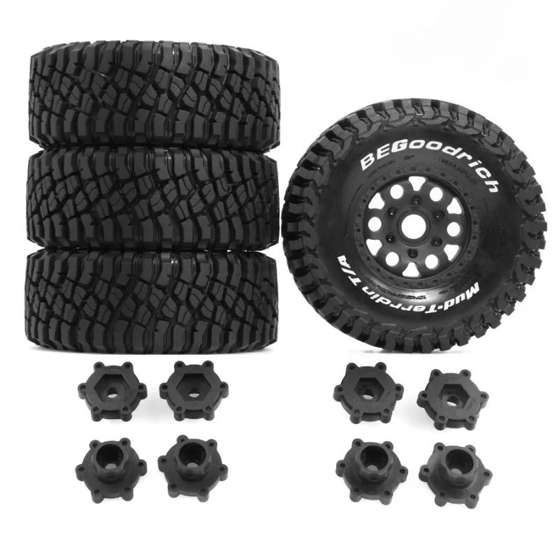 Off-Road Tires Wheels 4PCS 126*48 mm for 1:8 RC Off-road Car Buggy Arrma HSP HPI Trxs RC Model Car Haul Truck Accessories