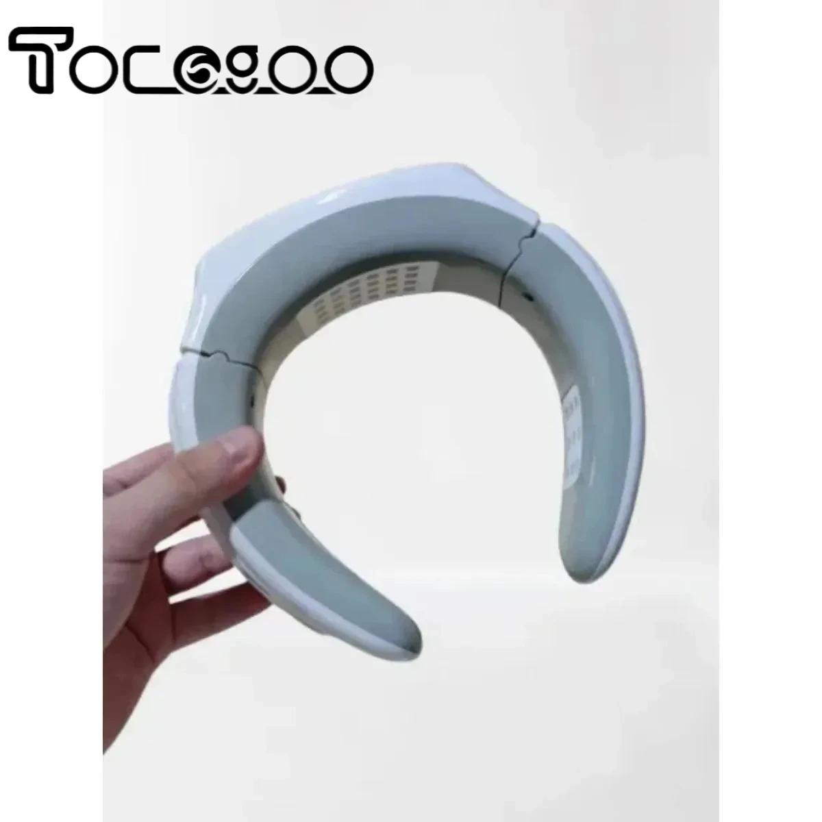 TOCOGOO Pulse Neck Massager Electric Smart EMS Cervical Massagers TENS Pain Relief Relaxation Muscle Kneading Massage