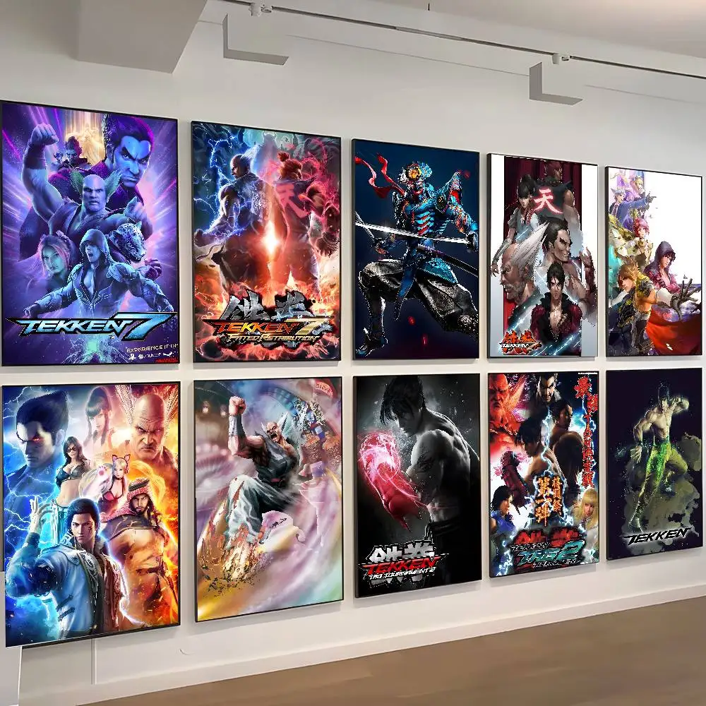 Tekken 7 Heihachi Game Anime  Posters High Quality Self-adhesive Wall Art Decorations Color Prints Sticky