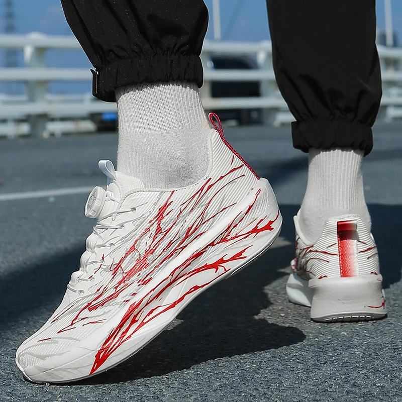 أحذية رياضية رجالية، أحذية رجالية، أحذية كاجوال، أحذية رياضية فاخرة، أحذية جري للسباق، أحذية بدون كعب عصرية قابلة للتنفس للرجال.