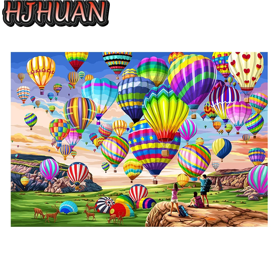 

5D DIY Diamond Painting Balloon man deer Kit Full Drill Square/round Embroidery Mosaic 3d Art Pictures of Rhinestones Decor Gift