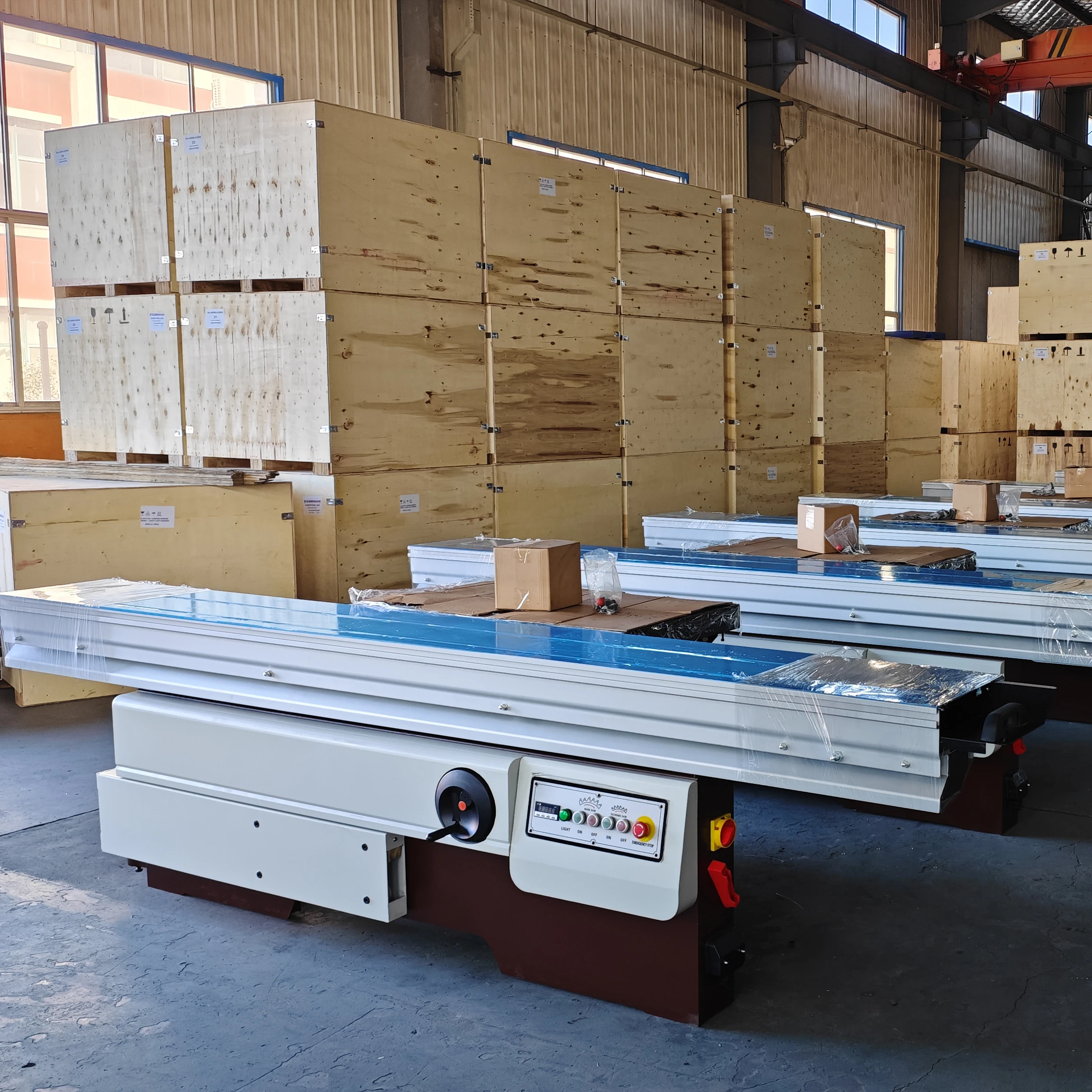 ZICAR Escuadradora Para Cortar Melamina sierra Multifuncional Wood Cutting Sliding Table Saw Machine