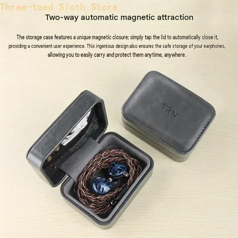 IEM Kabel-Organizer-Etui mit magnetischer Klappe und integrierter Netztasche für Kopfhörer, Reinigungsbürste, Adapter und Ohr – Detail 8