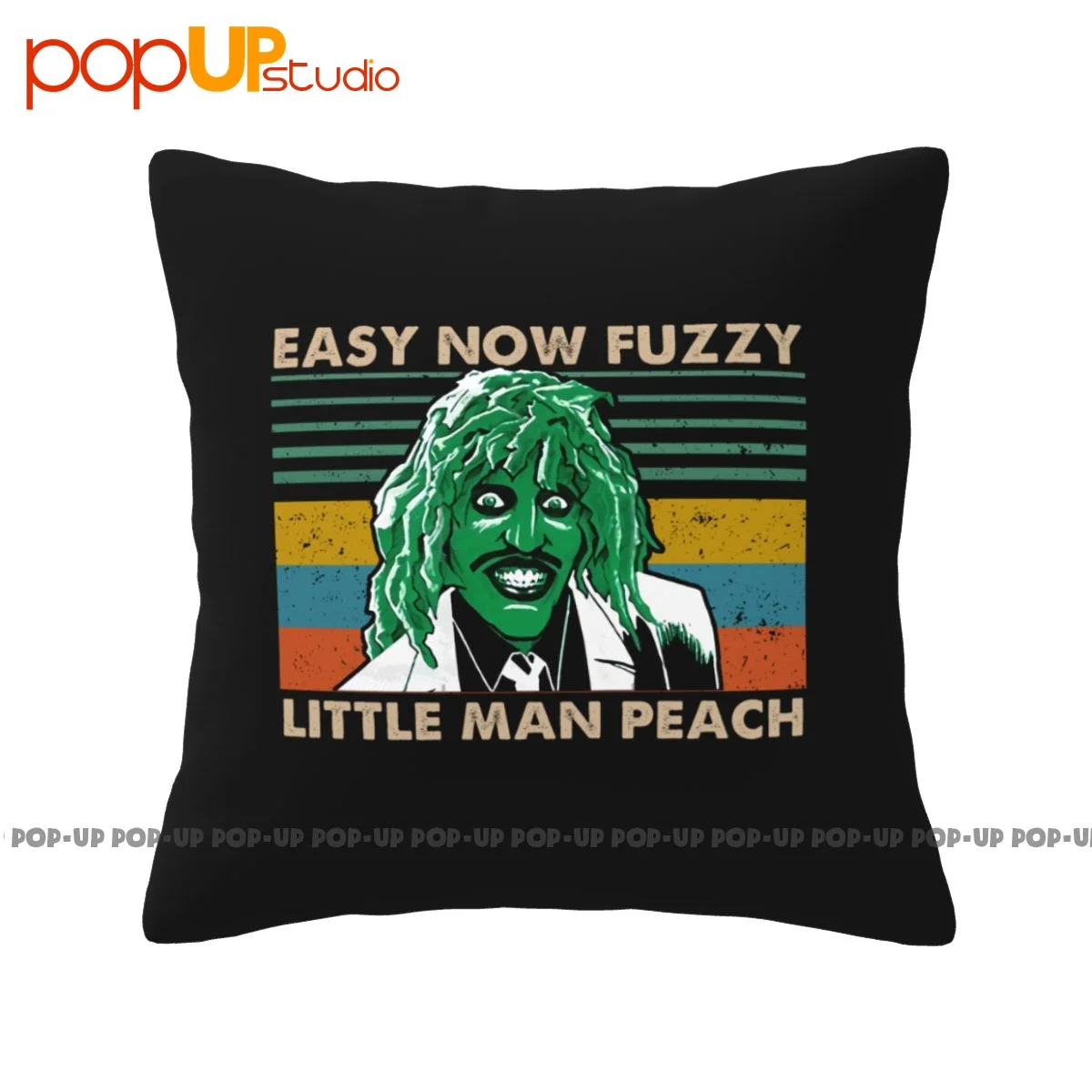 Silky Old Gregg Easy Now Fuzzy Little Man Peach The Mighty Boosh Tv Pillowcase Throw Pillow Cover For Sofa