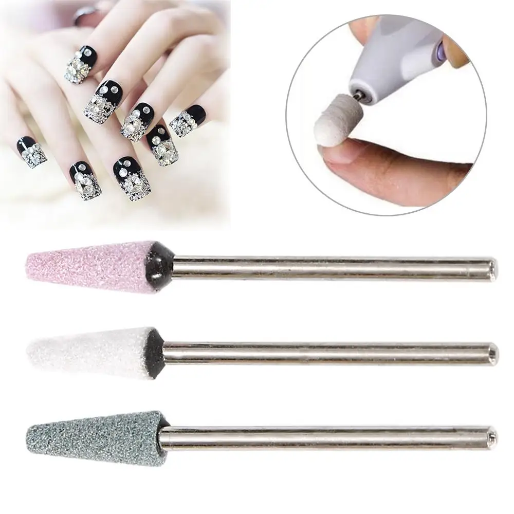 Tipo corindone trapano per unghie fresa punte per pietre in ceramica lime elettriche attrezzature per macchine per Manicure accessori per strumenti per unghie