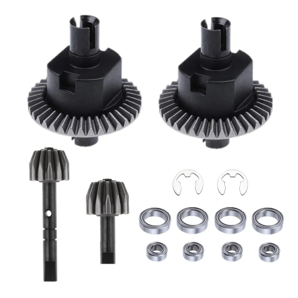 Front & Rear Differential and Gear Kit for HSP Redcat Volcano 94123 94107 94111 94118 94166 1/10 RC Car Upgrade Parts