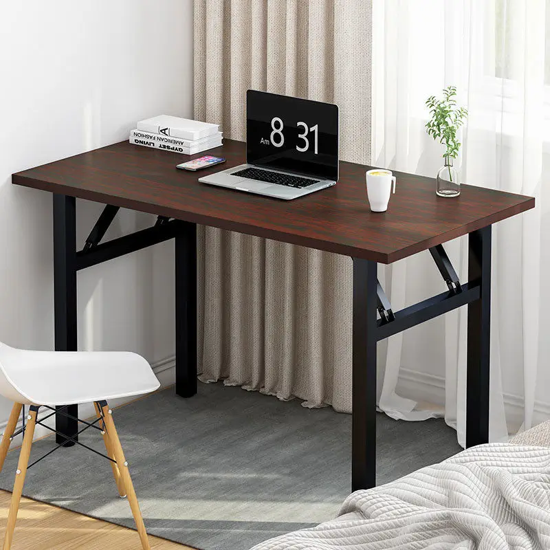 

Foldable Computer Desk, Desktop Rental House Simple Table, Home Bedroom Desk Simple Modern Study Table