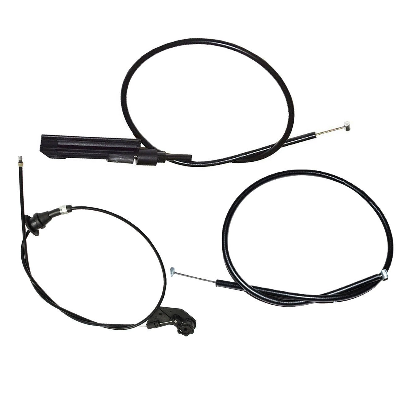 Cable de liberación de capó Bowden para motor de 3 piezas, para BMW E39, 525I, 530I, 51238176595, 51238190754, 51238176596