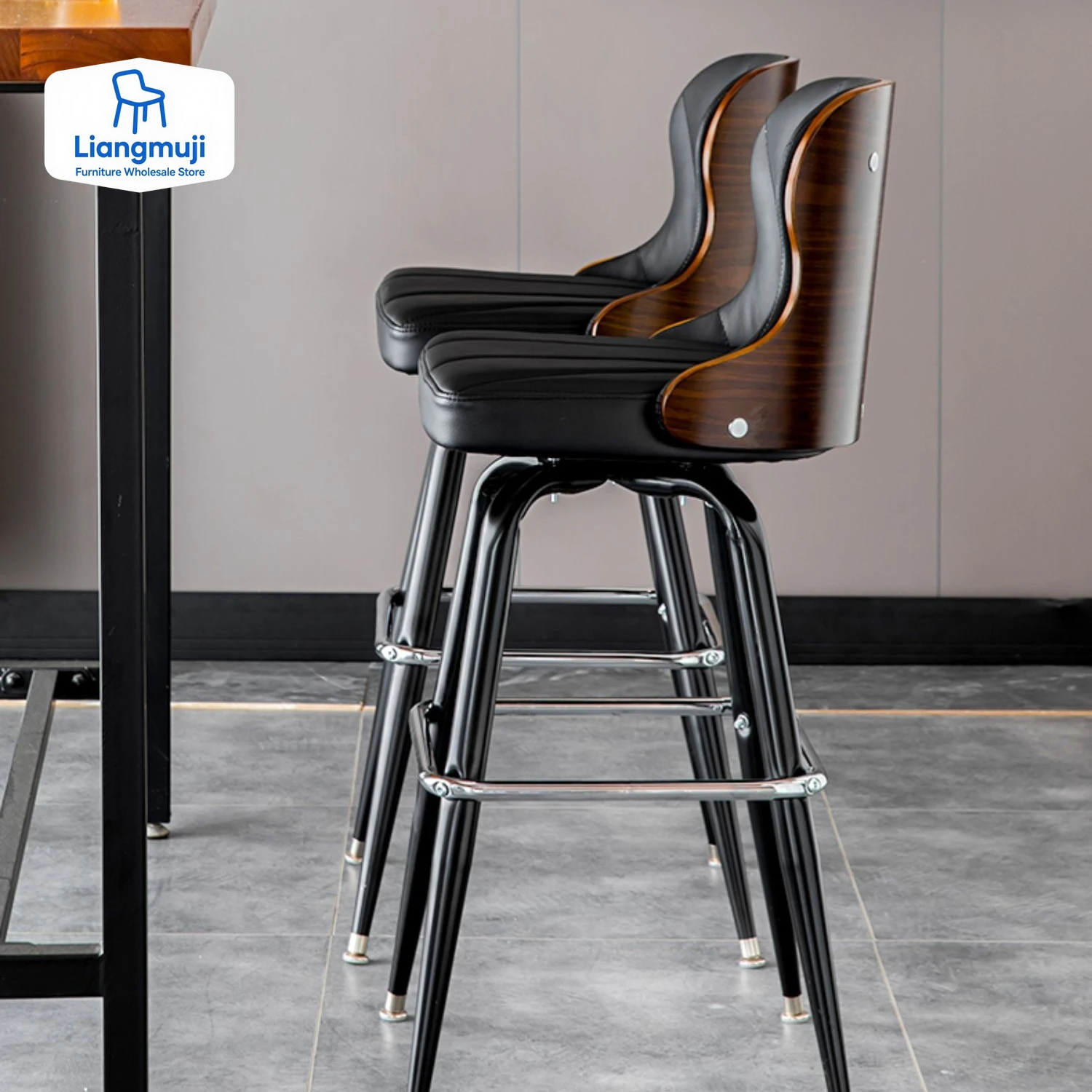 

Design Minimalist Bar Stools Aesthetic Modern Comfortable Ergonomic Relaxing High Chairs Nordic Unique Sillas De Bar Furniture