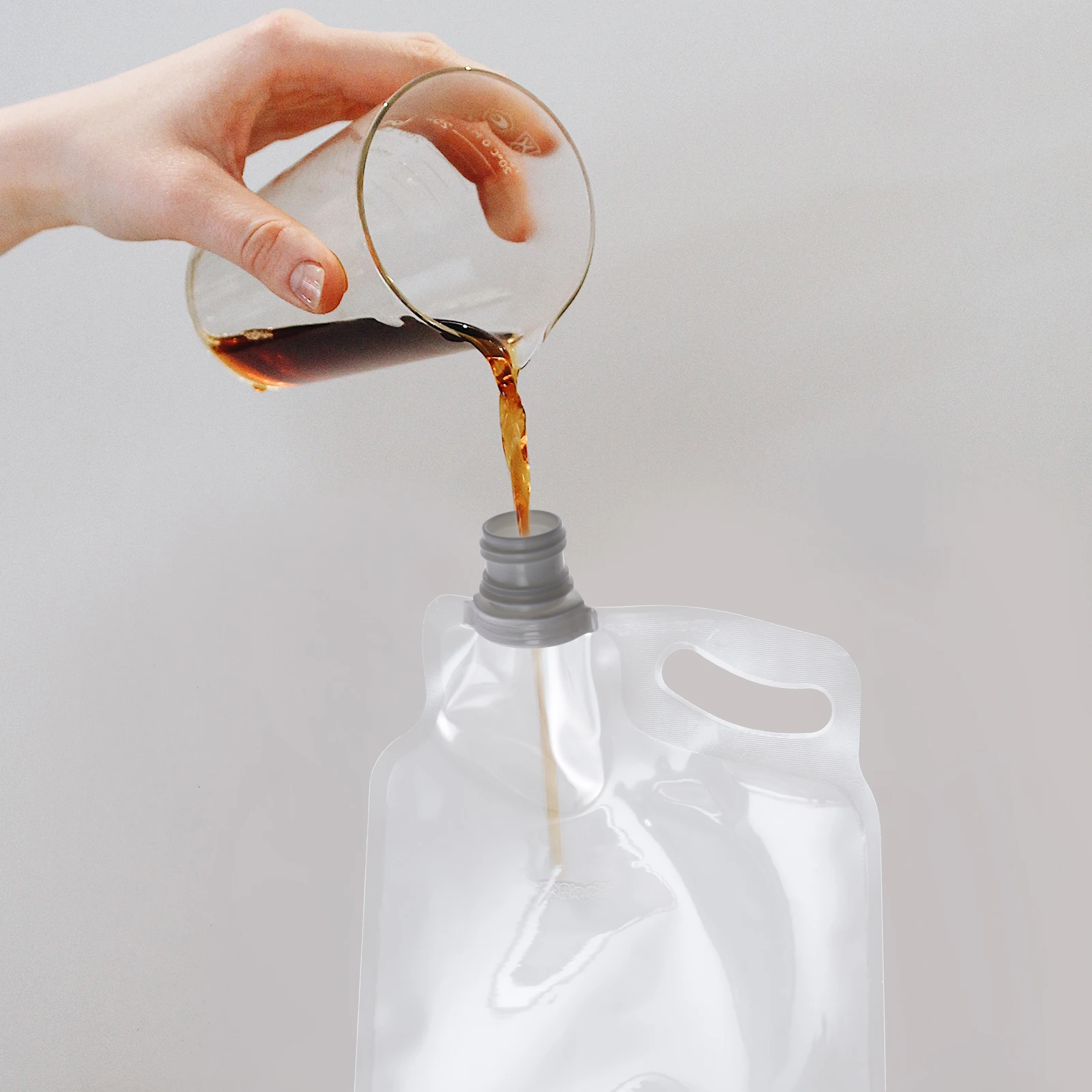 

3pcs Portable Foldable Bag 2L Pe Material Emergency Water Carrier For Outdoor Camping Hiking Pocket Storage Reusable Lightweight