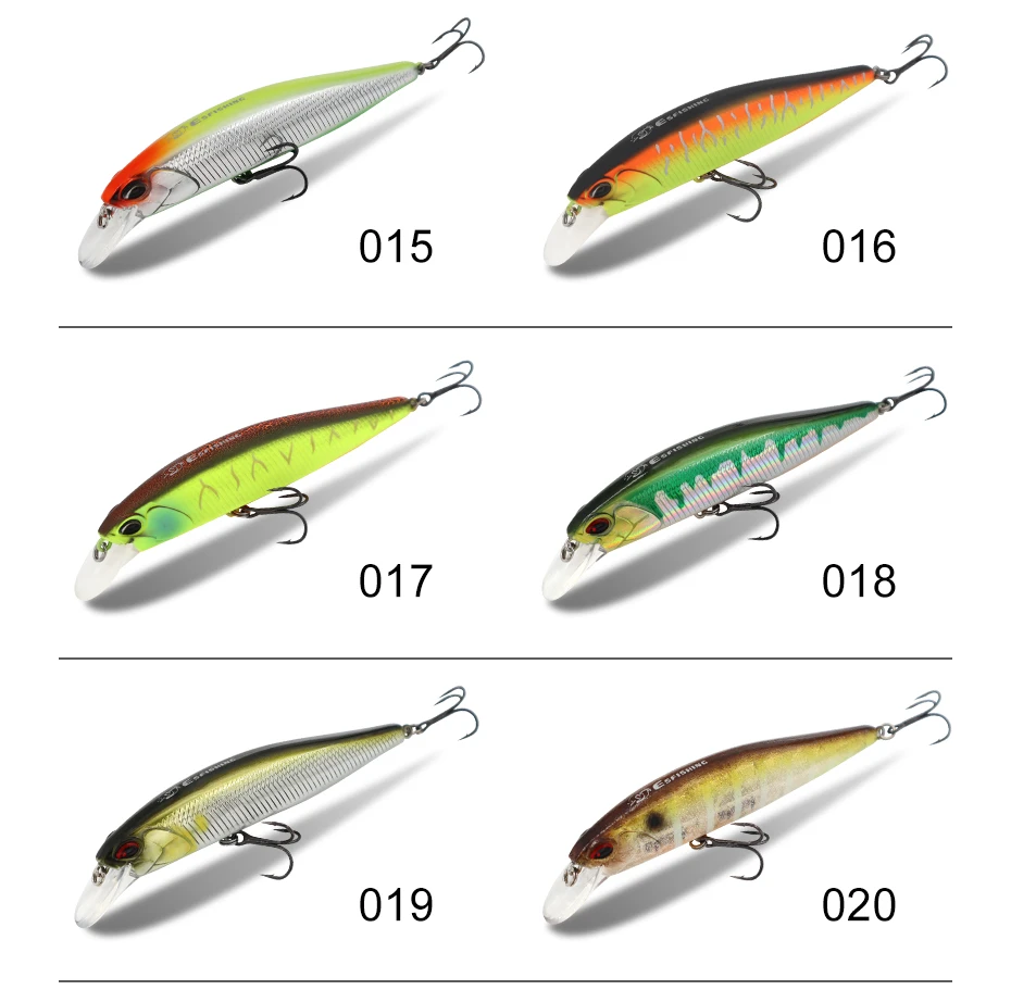 ESFISHING Minnow Angelköder 100mm 16g Sparrow Minnow Farbauswahl Harter Köder Angelzubehör – Detail 10