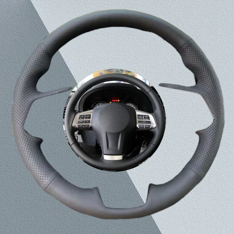 

Custom Car Steering Wheel Cover For Subaru Forester 2013-2015 Legacy 2013-2014 Artificial Leather Car Interior Accessories