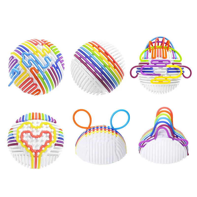 Bola de atividade sensorial cor cognição montessori brinquedo habilidades motoras relaxante estresse colorido haste de silicone brinquedo de viagem presente criança menino