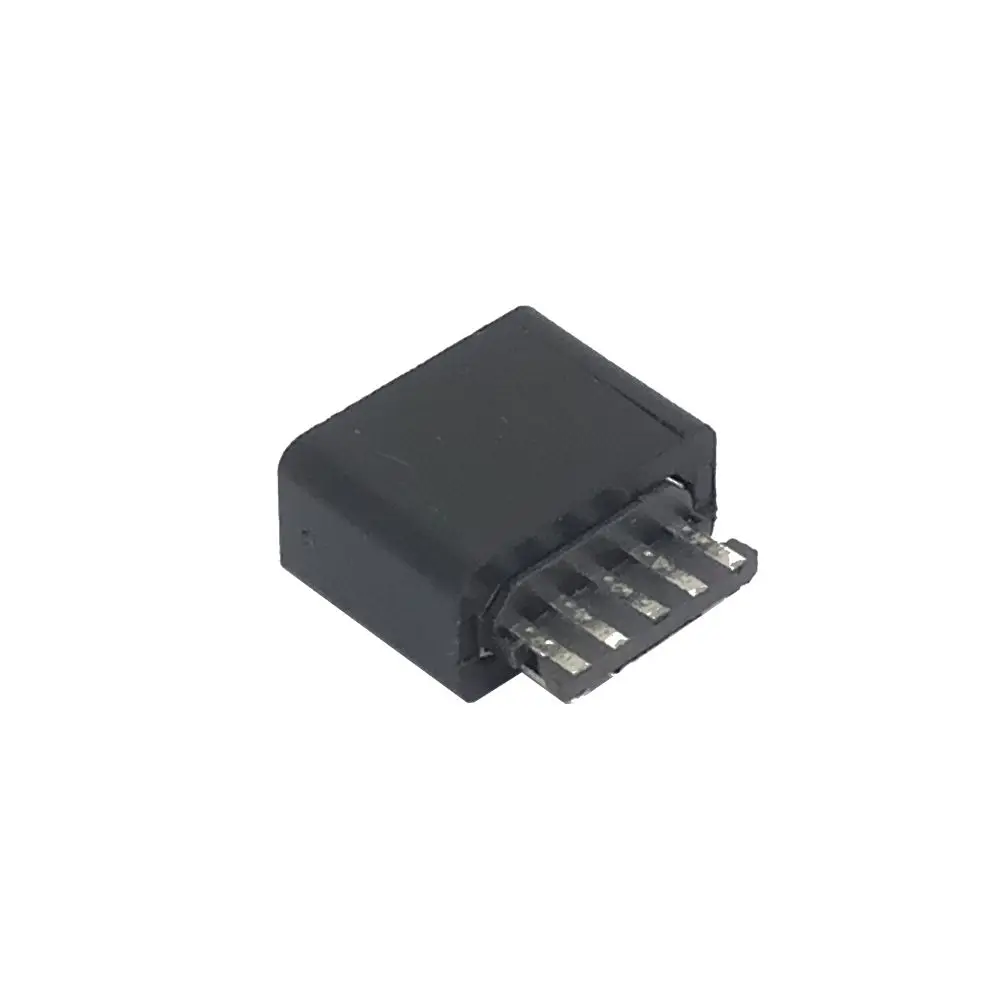 

DIY Micro USB 2.0 B type Female 5 Pin Socket solder cable type Mounting Adapter Plug plastic shell10 sets per lot