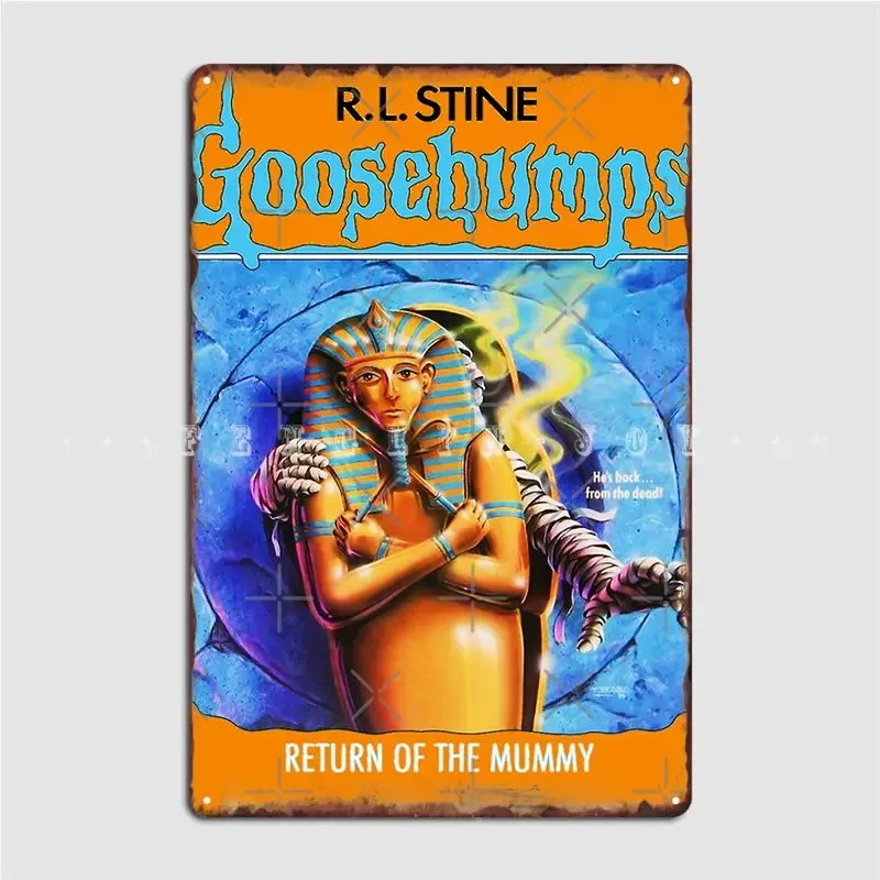 Goosebumps Mummy Metal Sign Printing Club Party Mural Wall Plaque Tin Sign Posters