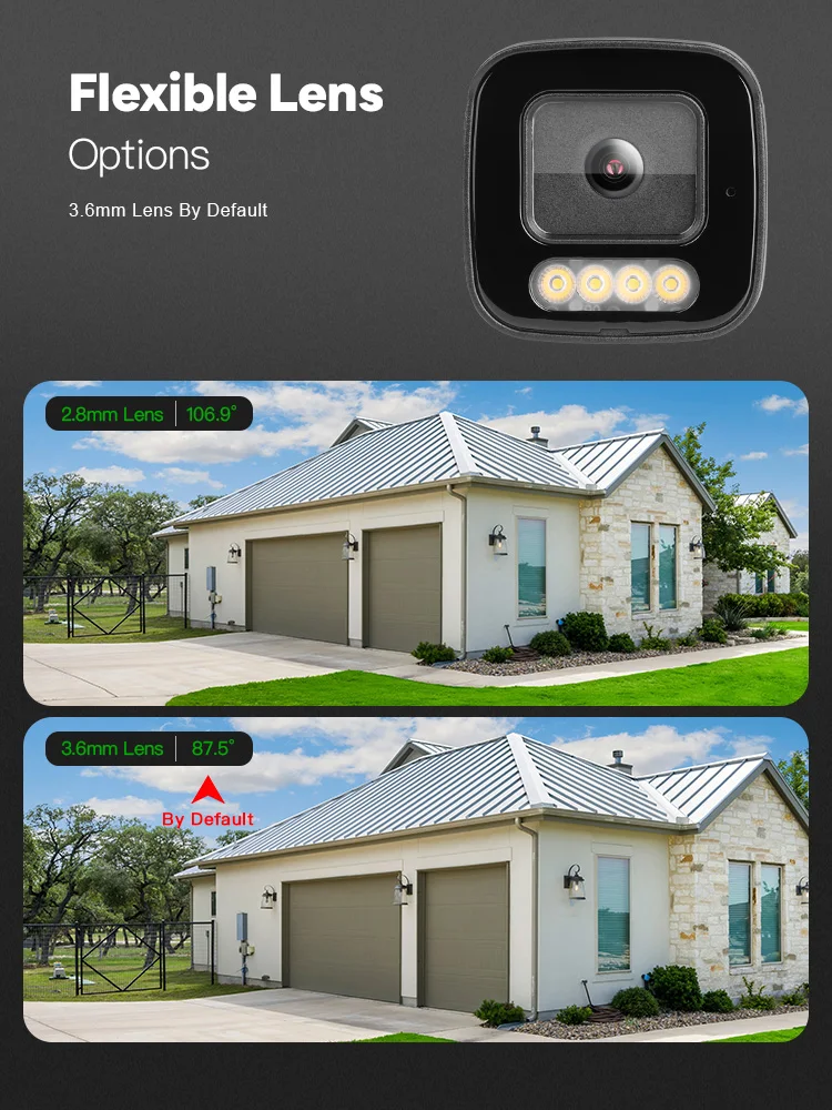 C GC T XMEYE, cámara IP a todo color, lente F1.0, POE, sensor de S-ONY, 6MP 8MP, seguridad, CCTV, H.265, Audio Video, vigilancia, G.Craftsman