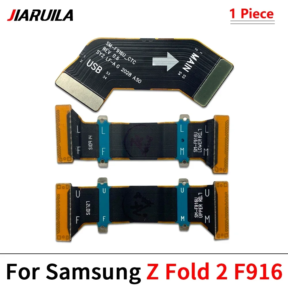 Rotating Spindle Shaft Spin Axis Hinge Flex Cable For Samsung Z Fold 2 3 4 5 F916 F936 F946 F900 LCD Connection Flex