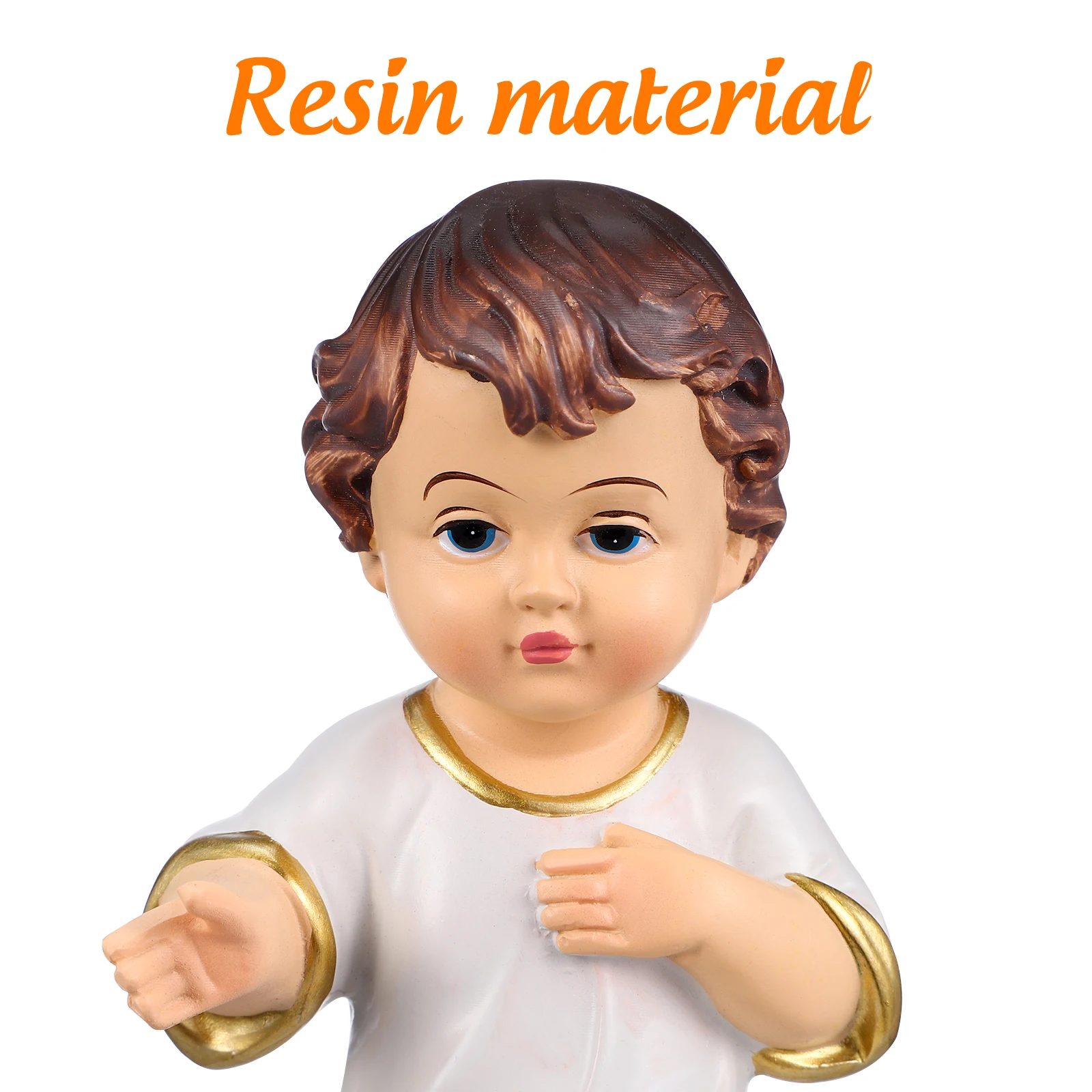 아기 예수 동상 장식 종교 성자 아기 수지 입상 성탄절 아기 예수 교회 장식품 수지 예수 아기 동상 데코