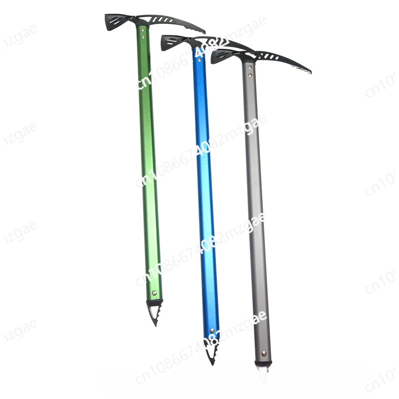 Ice Axe for Outdoor Camping, Mountaineering Axe, Durable and Lightweight, Walking Pick for Camping, Aluminum Alloy, 70cm