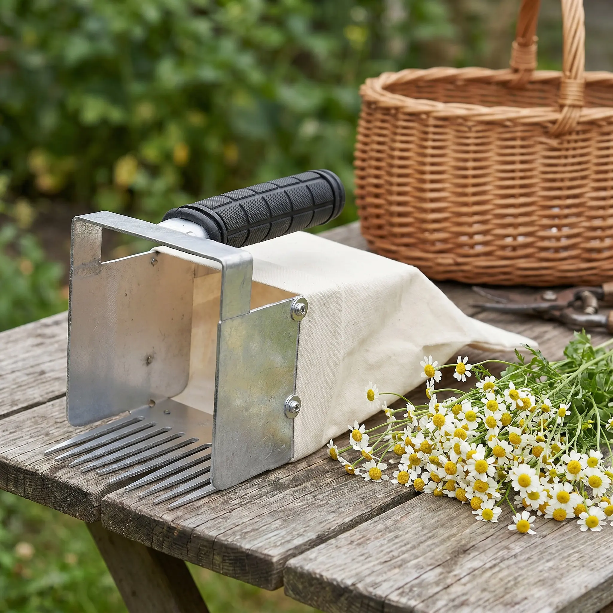 Berry Picker Blueberry Rake Portable Lightweight Fruit Picker Basket for Small Berry Harvesting Garden Supplies