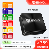 BMAX B9 Power Mini PC Intel Core i9-12900H Turbo Frequency 5.0GHz 24GB DDR5 RAM 1TB NVMe SSD WiFi 6 Bluetooth 5.2