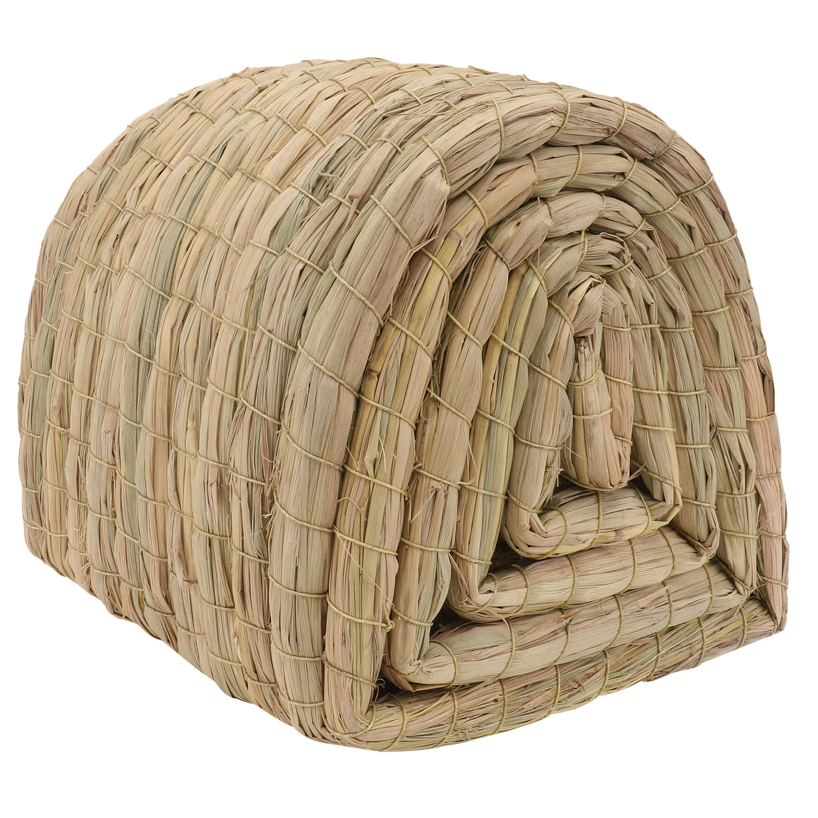 

Folding Rabbit Straw Pet Sleeping House Woven Straw Nest For Small Pets Comfortable Durable Chew Pet Supplies Decorative Nest