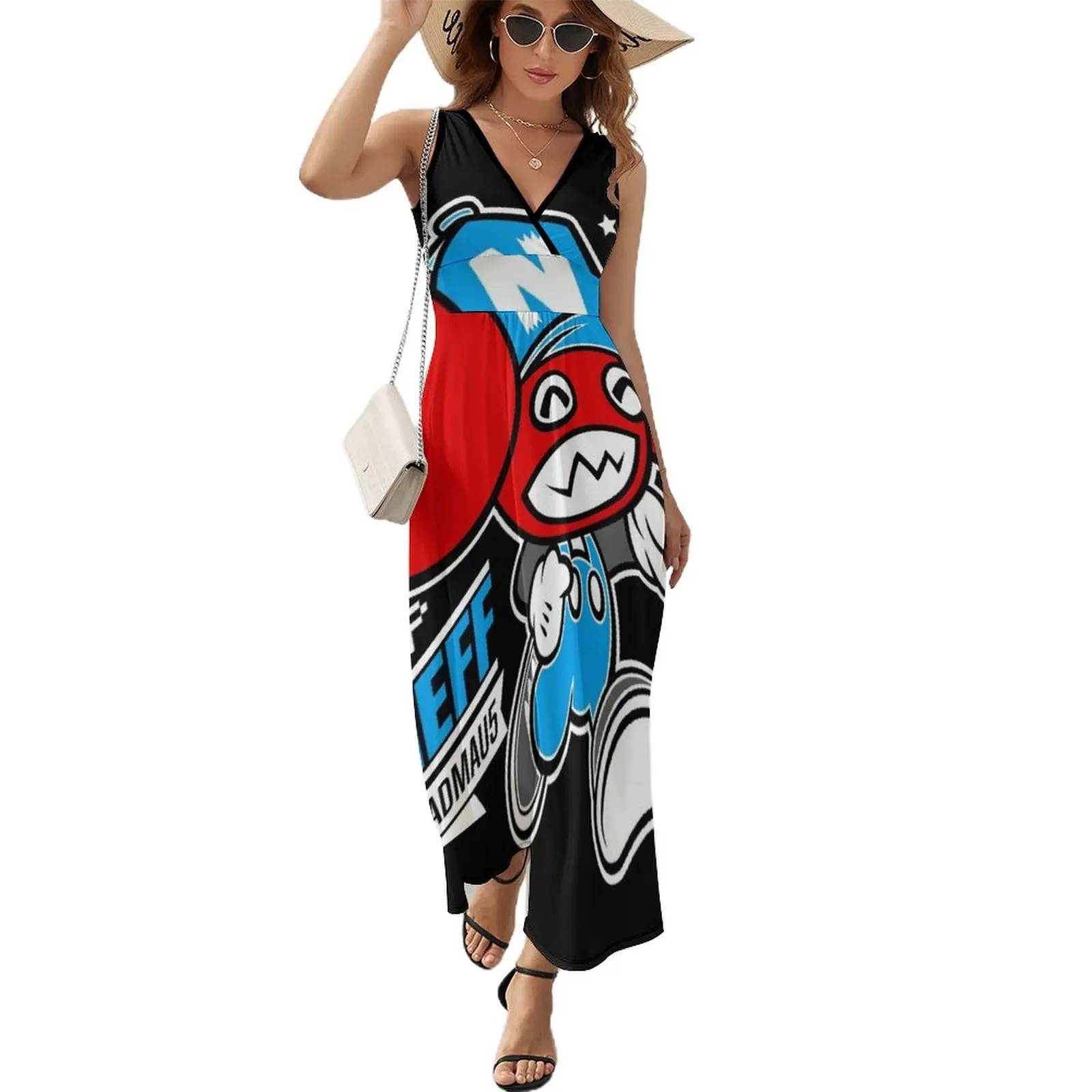 

Neff deadm5 Sleeveless Dress Clothing female party dresses women