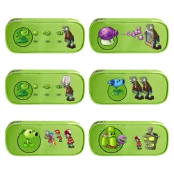 Plants Vs Zombies astuccio Anime Cartoon stampa di grande capacità borse per la conservazione della cancelleria per studenti moda torna a scuola regali