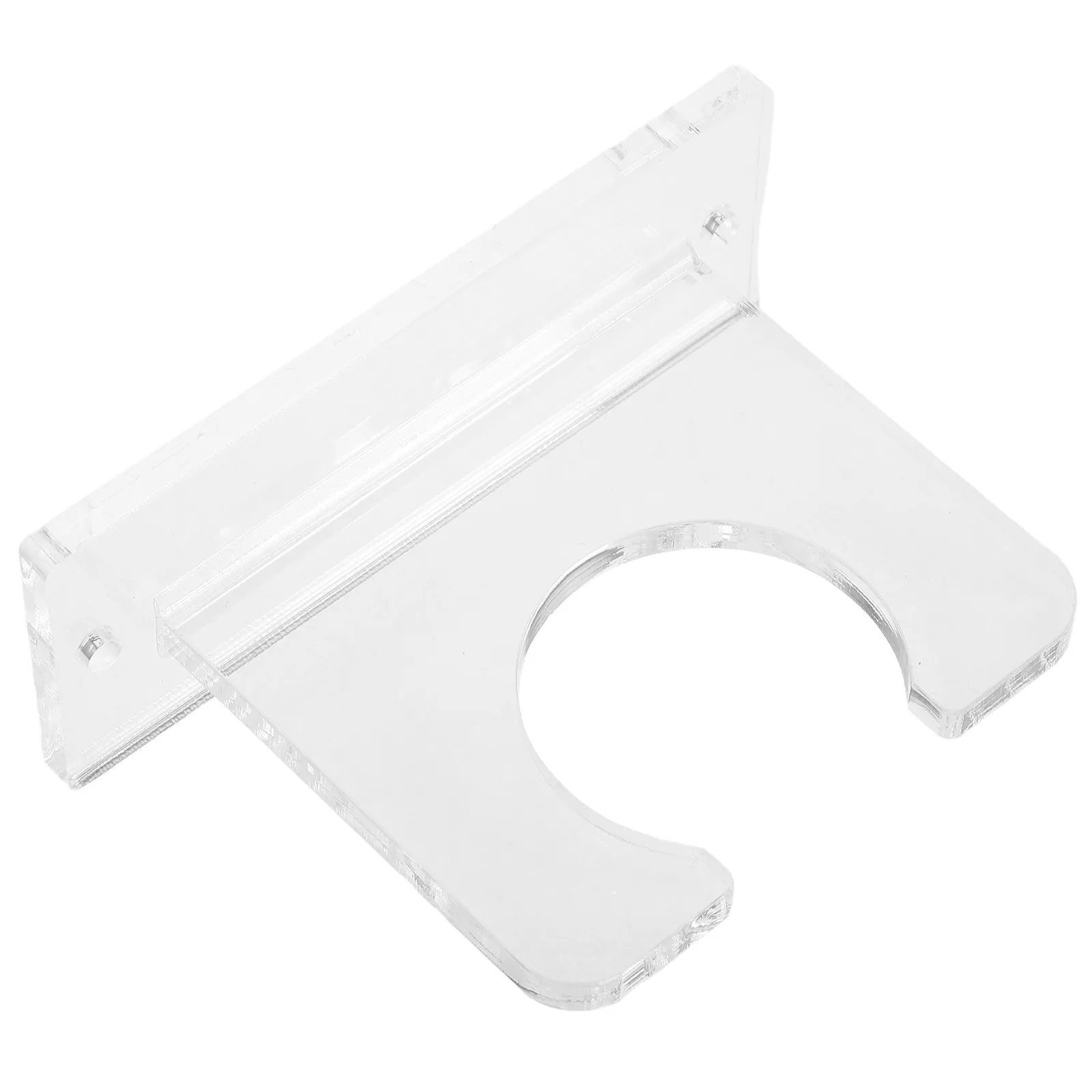 Acrylic Baseball Bat Holder Wall Mounted Sturdy Display Rack Vertical Softball Bat Stand Clear Storage Bracket Home Decoration