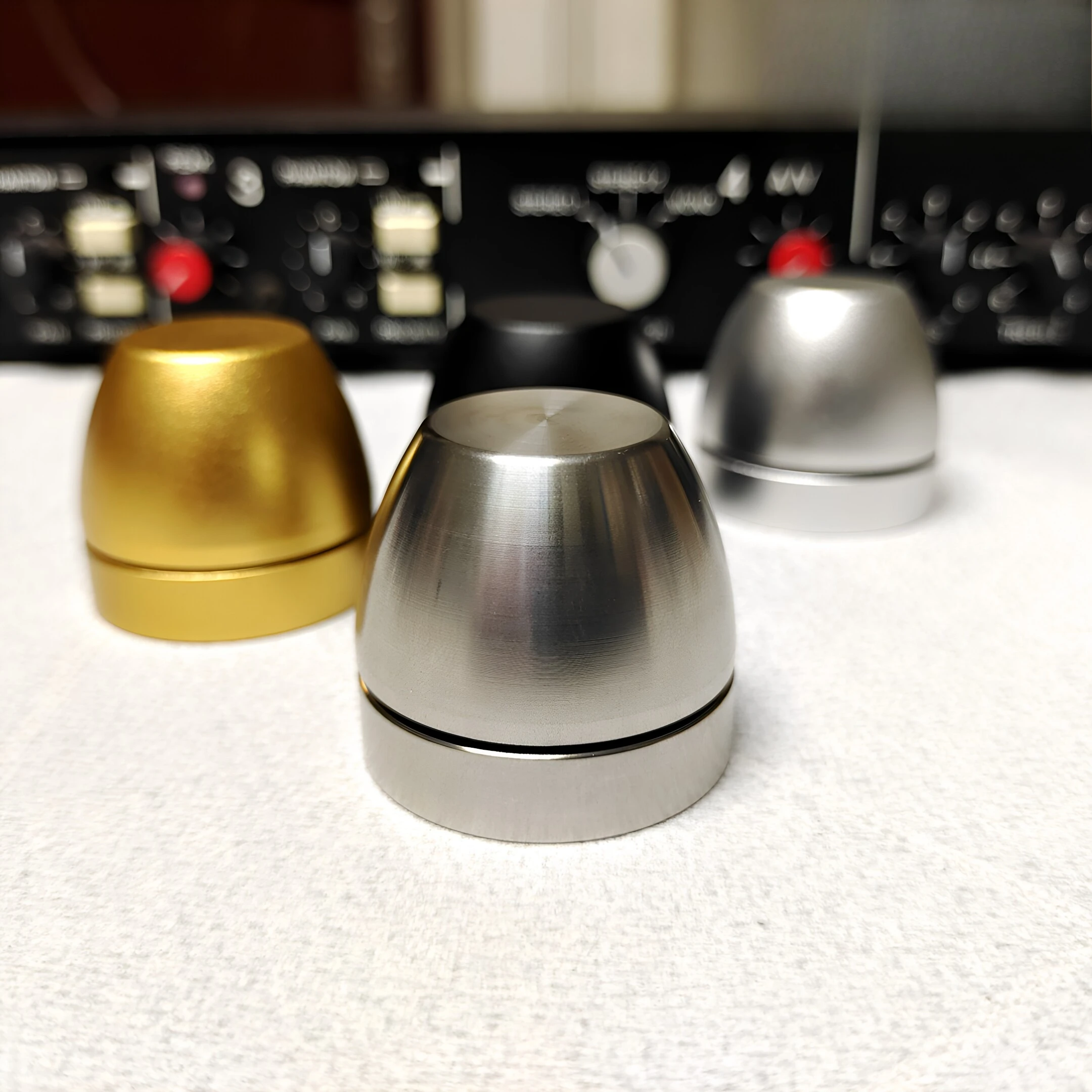 M8 Bar Ceramic Base Shock Absorber Stainless Steel Aluminium Stand Pad CD Player Loudspeaker Power Amplifier HiFi Isolation Feet