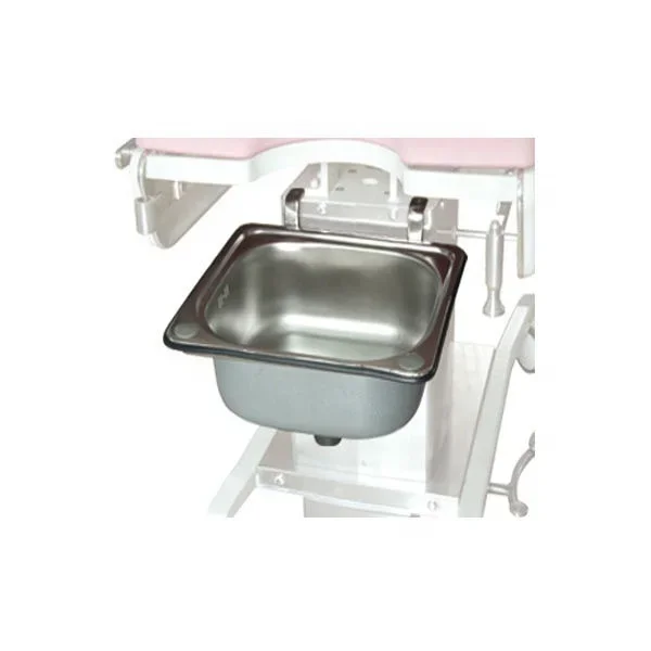 Hospital or Clinic Filth Basin Set with Pipe for Obstetric Table Gynecological Bed Urology Surgery Chair