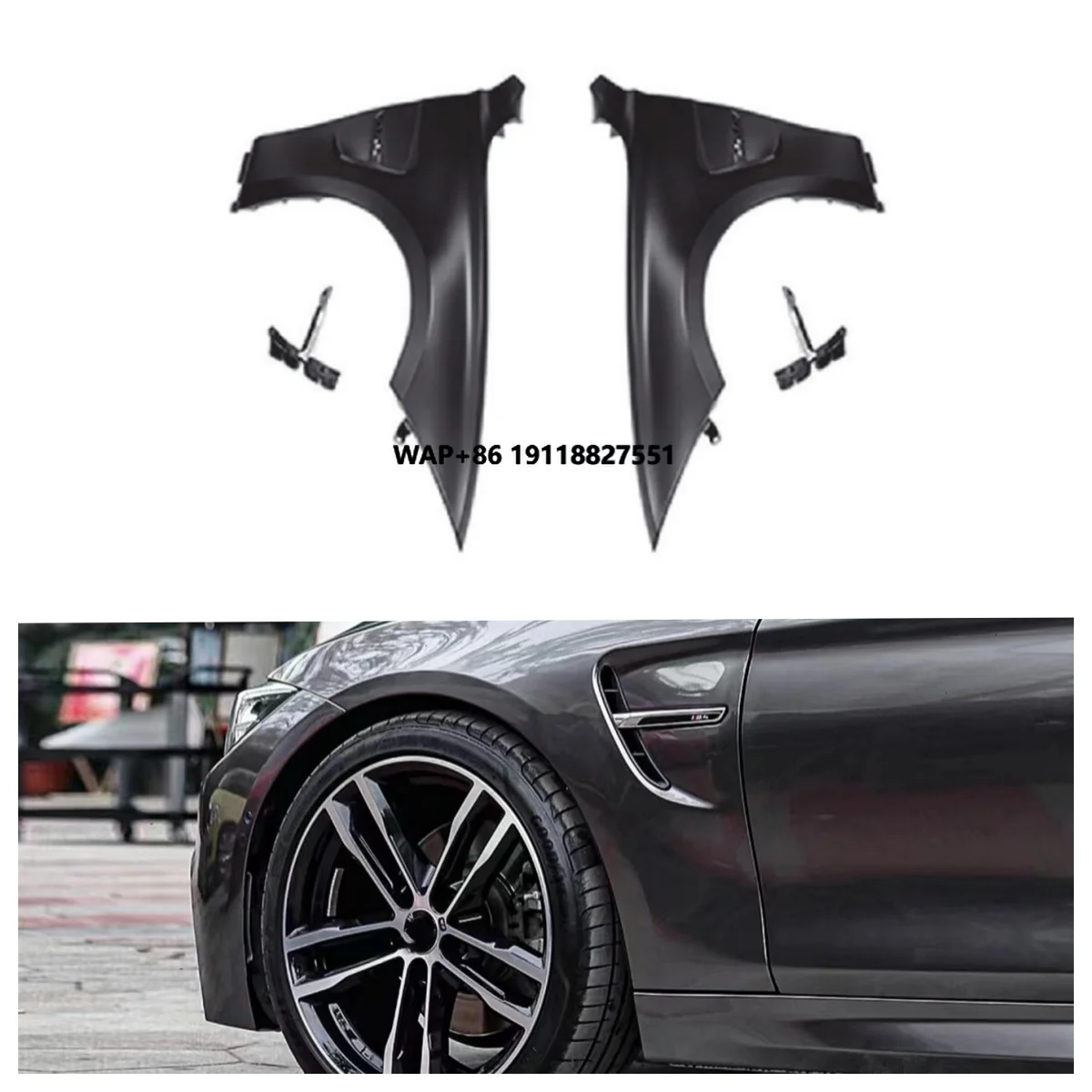 

Wholesale Car Fender for 2014-2019 4 Series F32 F33 F36 Upgrade M4 Wings Iron Fender Left Right Fenders