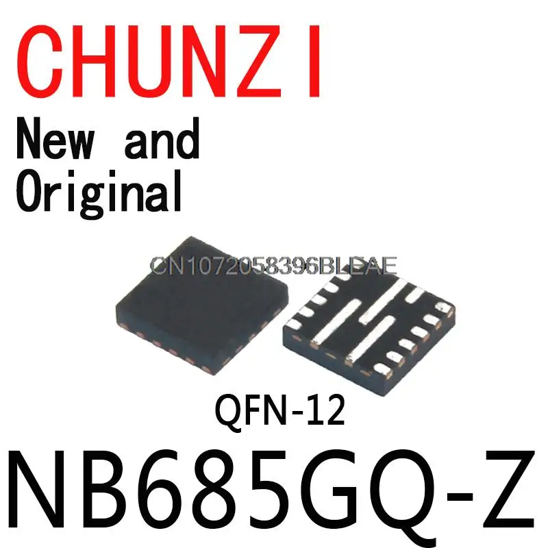 5PCS New and Original NB685GQ NB685G NB685 AKUF QFN-12 IC Chip NB685GQ-Z