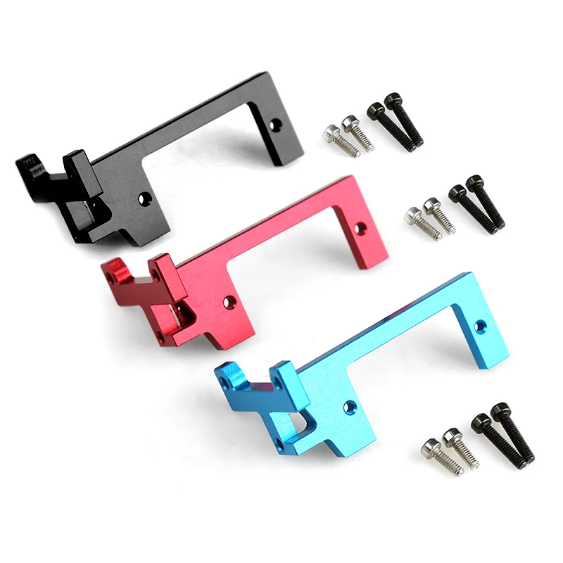 Metal Gearbox Shift Steering Gear Bracket Servo Mount for 1/14 Tamiya RC Truck Trailer Scania MAN Benz Actros Car DIY Parts