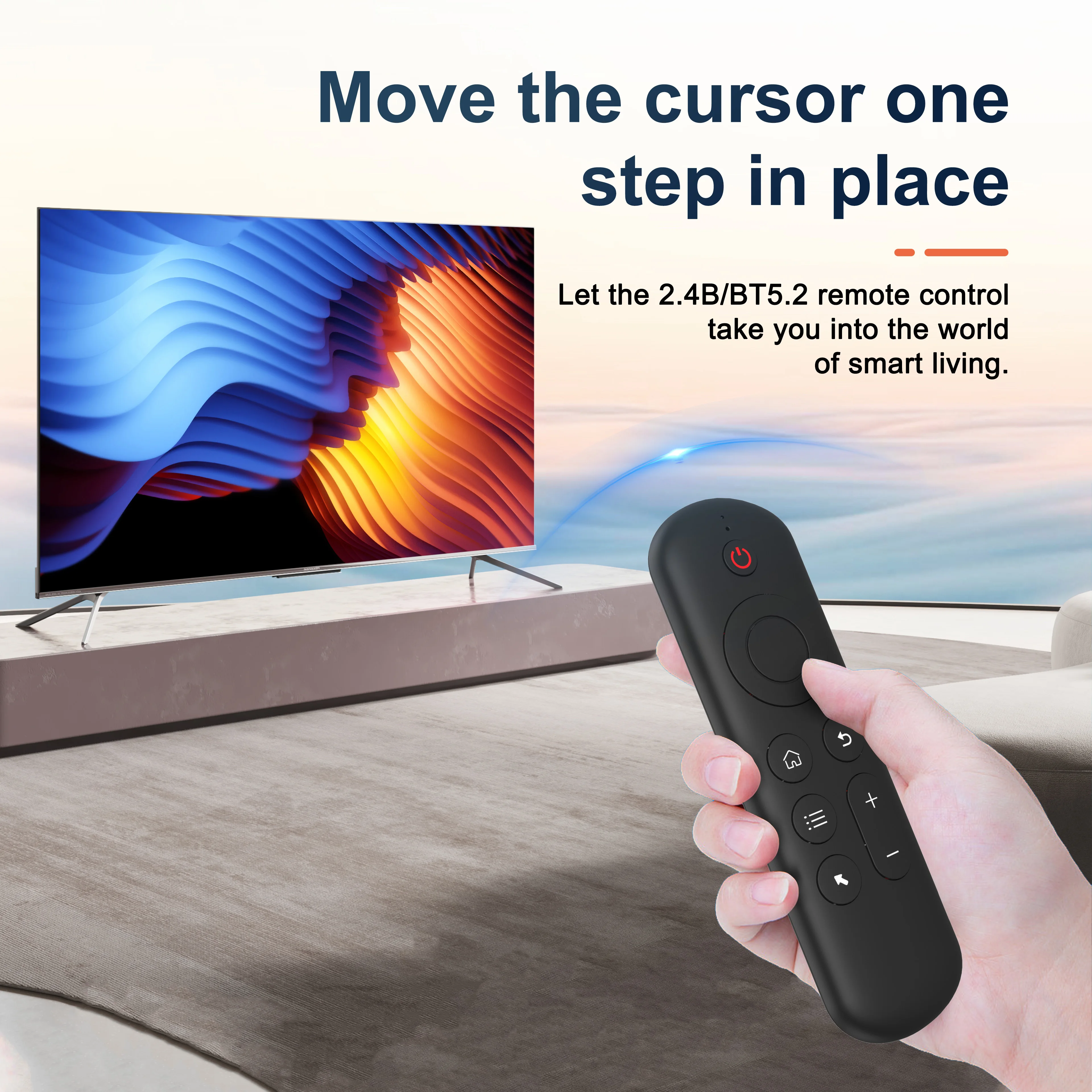 New M5 BT 2.4G Wireless Air Mouse Voice Remote Control BT5.2 Gyroscope IR Learning Backlit Mini Keyboard for Android TV BOX PC