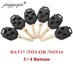jingyuqin Car Remote Key Shell 3 Buttons for Subaru Forester Outback Legacy 2008- 2014 Key Fob Case Replacement