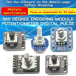 Rotary Encoder Module 360 Degree Encoding Module Potentiometer Digital Pulse Output Digital Rotary Encoder