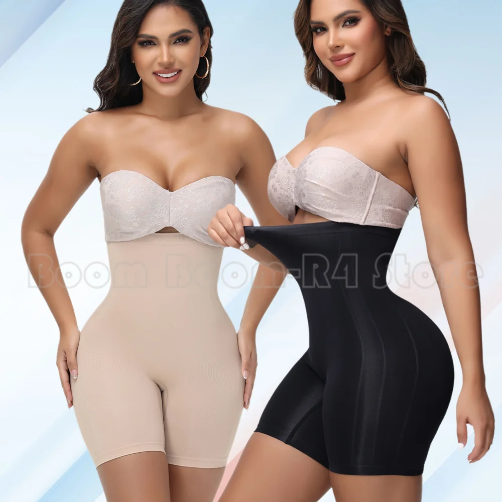 

Эластичные корректирующие шорты с высокой талией и бесшовным невидимым формирователем Съемные бретели Высококачественное корректирующее белье Повседневная одежда