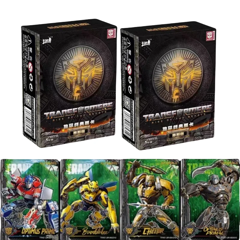 

KAYOU Transformers Cards Collection Film Peripherals Characters Optimus Prime Rare CE Cards Paper Hobby Children's Gifts Games