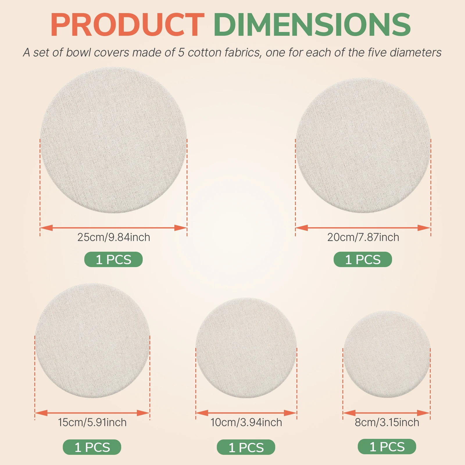 2/3/4/5Pcs Bread Proofing Cover Reusable Sourdough Bowl Cover Baking Dough Rising Dust Cover for Home Kitchen Baking Accessories
