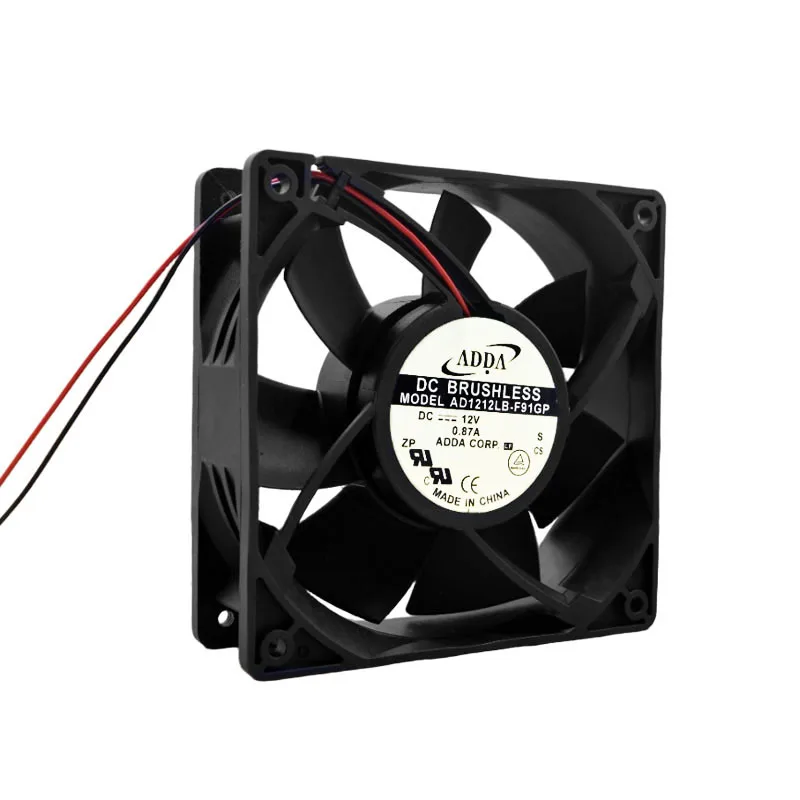 ORYGINALNY AD1212LB-F91GP 12V 0.87A 12038 120*120*38mm NOWY WENTYLATOR CHŁODZĄCY RADIATOR