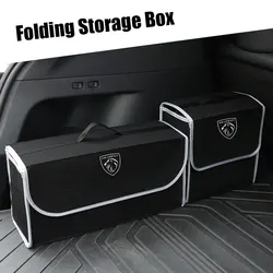 Auto Falten Lagerung Box Kofferraum Organizer Box Auto Lagerung Für Peugeot GT 3008 308 T9 208 508 2008 5008 207 206 408 108 4008