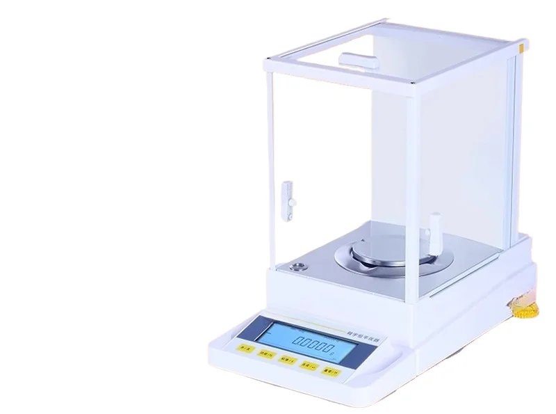 

Automatic internal calibration electronic analytical balance