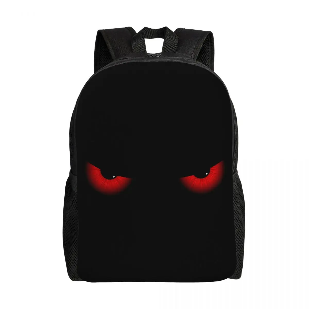 

Custom Spooky Eyes Halloween Party Hollow Backpacks for Men Women School College Students Bookbag Fits 15 Inch Laptop Bags