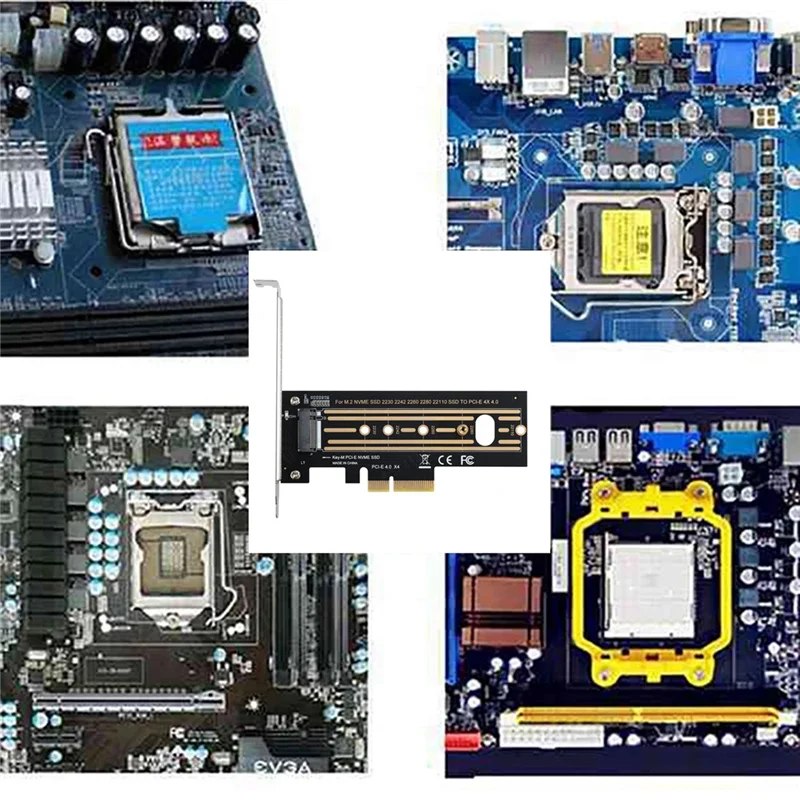 M.2 NVMe SSD a pci-e 4.0 scheda adattatore pci-e X4 4.0 GEN4 NVME KEY-M.2 supporto scheda adattatore 2230/2242/2260/2280/22110 SSD